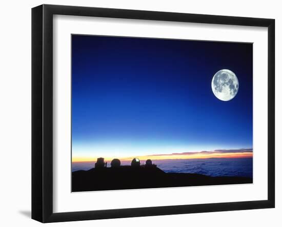 Observatories At Mauna Kea, Hawaii-David Nunuk-Framed Photographic Print