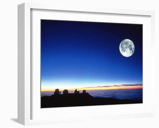 Observatories At Mauna Kea, Hawaii-David Nunuk-Framed Photographic Print