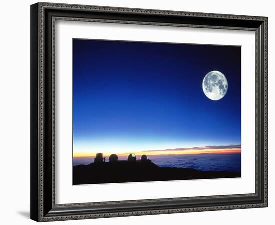 Observatories At Mauna Kea, Hawaii-David Nunuk-Framed Photographic Print