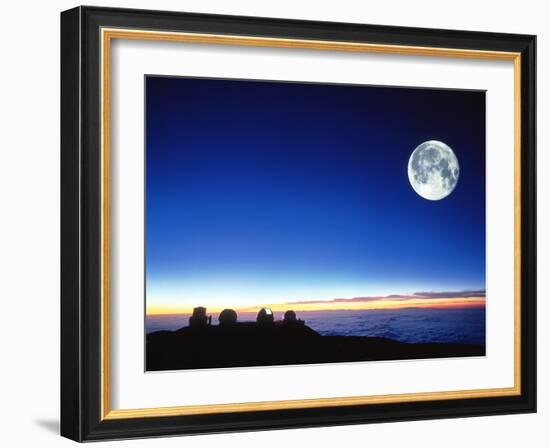 Observatories At Mauna Kea, Hawaii-David Nunuk-Framed Photographic Print