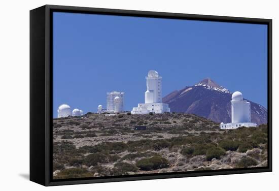 Observatory at Pico Del Teide, National Park Teide, Tenerife, Canary Islands, Spain-Markus Lange-Framed Premier Image Canvas