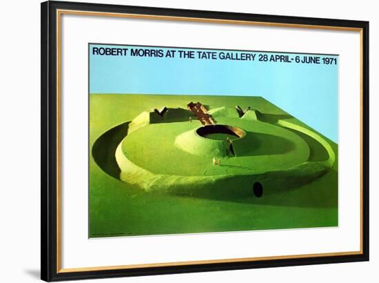 Observatory Earthwork: Project For Sousbeek 71, Arnhem-Robert Morris-Framed Art Print