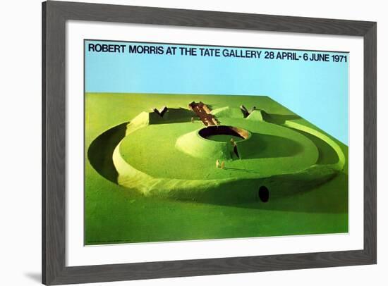 Observatory Earthwork: Project For Sousbeek 71, Arnhem-Robert Morris-Framed Art Print