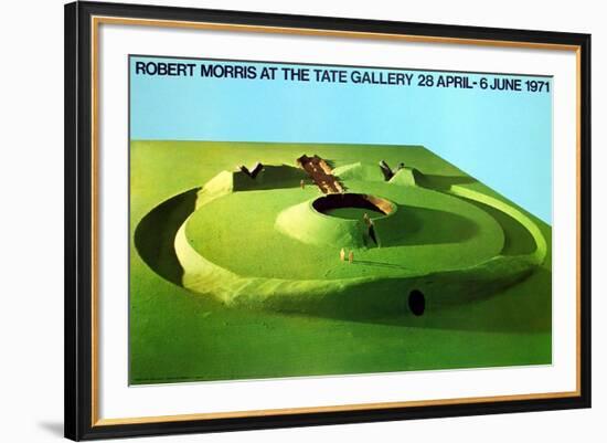 Observatory Earthwork: Project For Sousbeek 71, Arnhem-Robert Morris-Framed Art Print