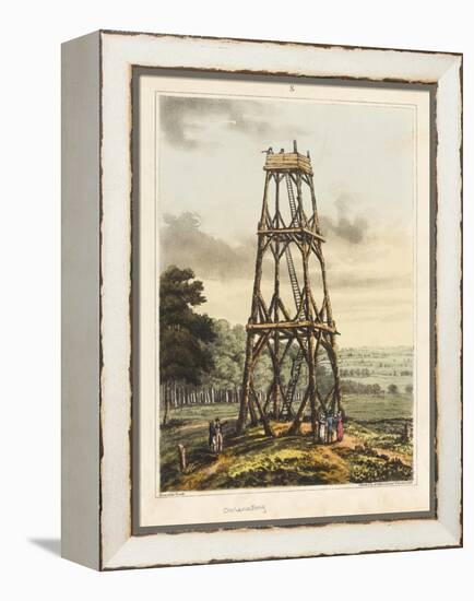 Observatory, from ‘An Historical Account of the Battle of Waterloo’, 1817 (Coloured Aquatint)-James Rouse-Framed Premier Image Canvas