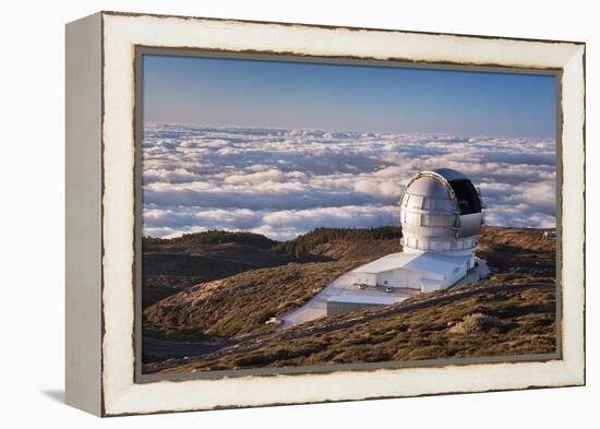 Observatory Gran Telescopio Canarias, Parque Nacional De La Caldera De Taburiente, Canary Islands-Markus Lange-Framed Premier Image Canvas