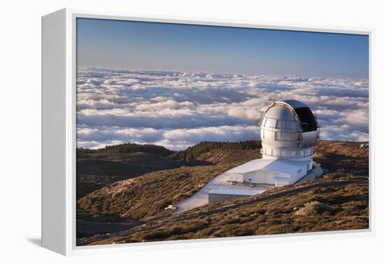 Observatory Gran Telescopio Canarias, Parque Nacional De La Caldera De Taburiente, Canary Islands-Markus Lange-Framed Premier Image Canvas