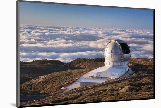 Observatory Gran Telescopio Canarias, Parque Nacional De La Caldera De Taburiente, Canary Islands-Markus Lange-Mounted Photographic Print