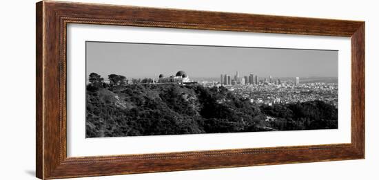 Observatory on a Hill with Cityscape in the Background, Griffith Park Observatory, Los Angeles-null-Framed Photographic Print