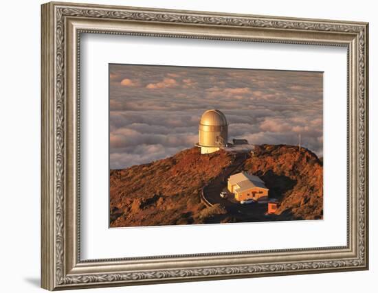 Observatory on Roque De Los Muchachos at Sunset, Spain-Markus Lange-Framed Photographic Print