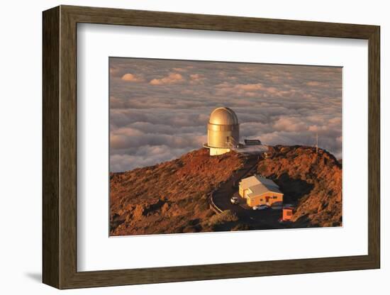 Observatory on Roque De Los Muchachos at Sunset, Spain-Markus Lange-Framed Photographic Print