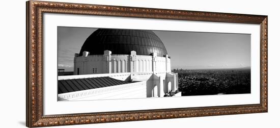 Observatory with Cityscape in the Background, Griffith Park Observatory, Los Angeles-null-Framed Photographic Print