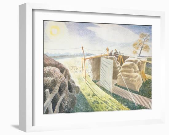 Observer's Post, C.1940-42-Eric Ravilious-Framed Giclee Print