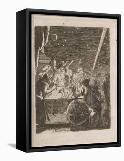 Observing the Heavens in the Age of Galileo, 1681-Pierre Petit-Framed Premier Image Canvas