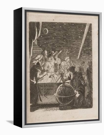 Observing the Heavens in the Age of Galileo, 1681-Pierre Petit-Framed Premier Image Canvas