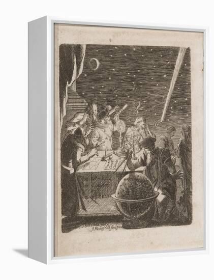 Observing the Heavens in the Age of Galileo, 1681-Pierre Petit-Framed Premier Image Canvas