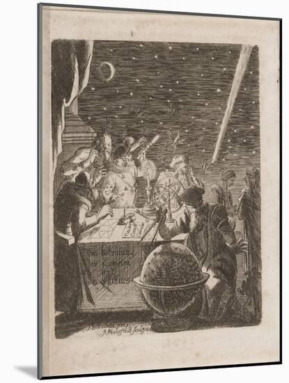 Observing the Heavens in the Age of Galileo, 1681-Pierre Petit-Mounted Giclee Print