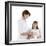 Obstetric Ultrasound Examination-Science Photo Library-Framed Premium Photographic Print