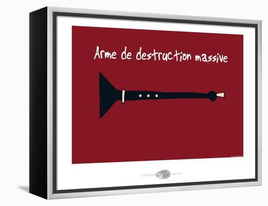 Oc'h oc'h. - Arme de destruction massive-Sylvain Bichicchi-Framed Stretched Canvas