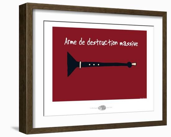 Oc'h oc'h. - Arme de destruction massive-Sylvain Bichicchi-Framed Art Print