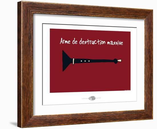 Oc'h oc'h. - Arme de destruction massive-Sylvain Bichicchi-Framed Art Print