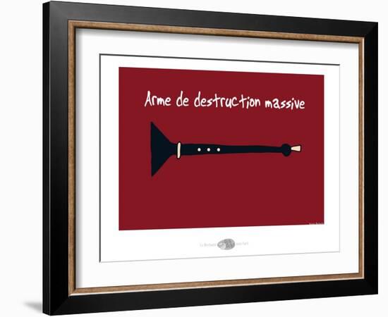 Oc'h oc'h. - Arme de destruction massive-Sylvain Bichicchi-Framed Art Print