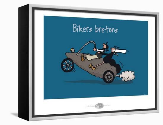 Oc'h oc'h. - Bikers bretons-Sylvain Bichicchi-Framed Stretched Canvas