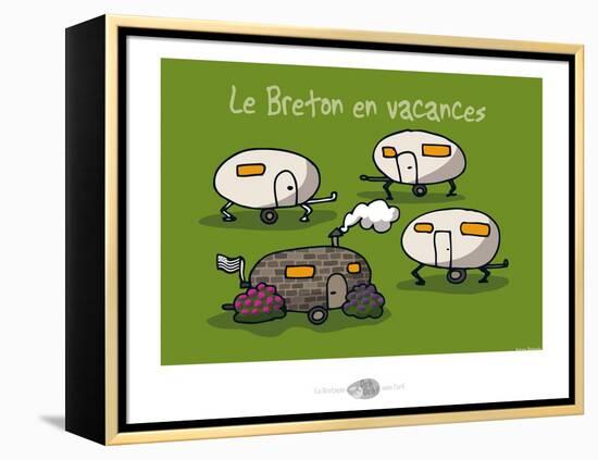 Oc'h oc'h. - Breton en vacances-Sylvain Bichicchi-Framed Stretched Canvas