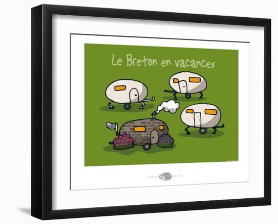 Oc'h oc'h. - Breton en vacances-Sylvain Bichicchi-Framed Art Print