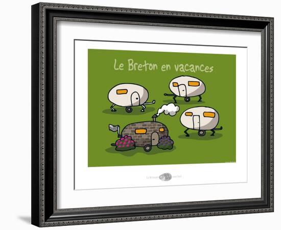 Oc'h oc'h. - Breton en vacances-Sylvain Bichicchi-Framed Art Print