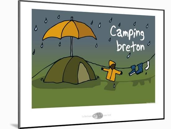 Oc'h oc'h. - Camping breton-Sylvain Bichicchi-Mounted Art Print