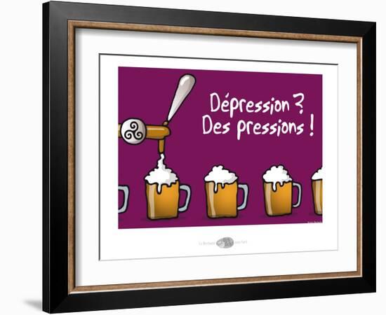 Oc'h oc'h. - Dépressions bretonnes-Sylvain Bichicchi-Framed Art Print