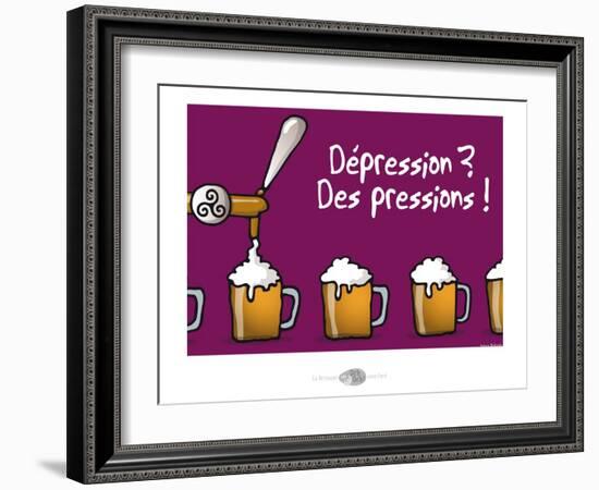 Oc'h oc'h. - Dépressions bretonnes-Sylvain Bichicchi-Framed Art Print