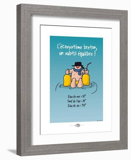 Oc'h oc'h. - Écosystème breton-Sylvain Bichicchi-Framed Art Print