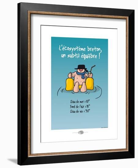 Oc'h oc'h. - Écosystème breton-Sylvain Bichicchi-Framed Art Print