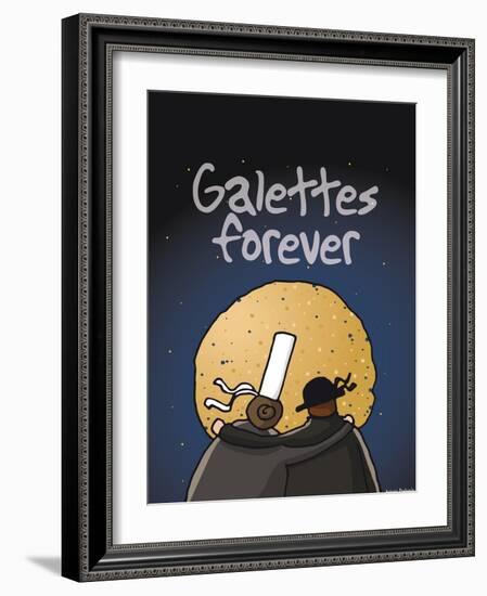 Oc'h oc'h. - Galettes forever-Sylvain Bichicchi-Framed Art Print