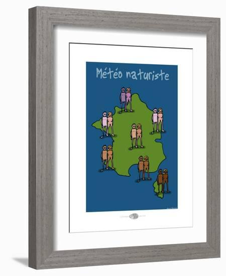 Oc'h oc'h. - Météo naturiste-Sylvain Bichicchi-Framed Art Print