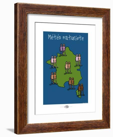 Oc'h oc'h. - Météo naturiste-Sylvain Bichicchi-Framed Art Print