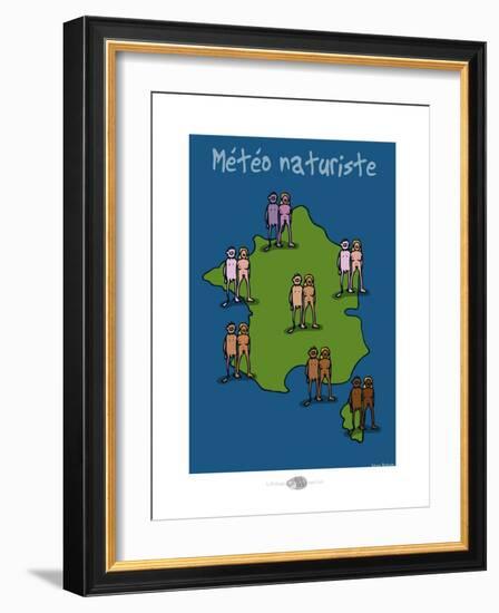 Oc'h oc'h. - Météo naturiste-Sylvain Bichicchi-Framed Art Print