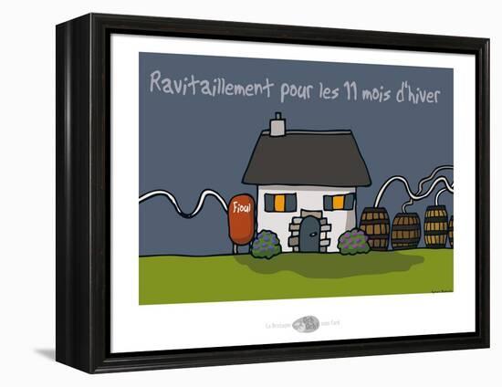 Oc'h oc'h. - Ravitaillements avant l'hiver-Sylvain Bichicchi-Framed Stretched Canvas