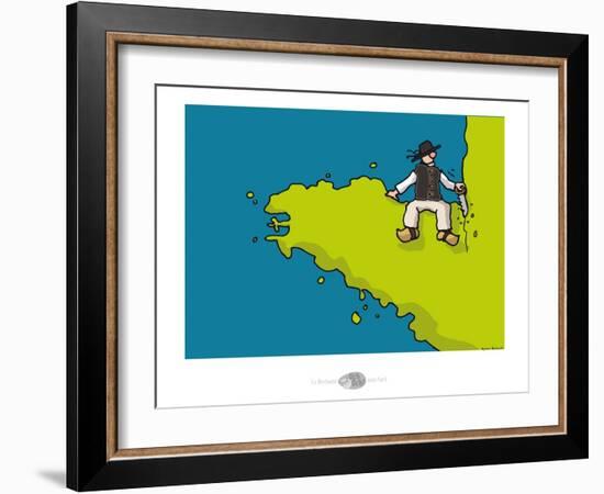 Oc'h oc'h. - Scions la branche-Sylvain Bichicchi-Framed Art Print