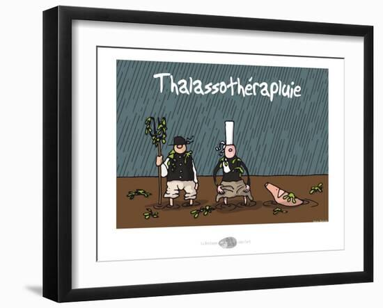 Oc'h oc'h. - Talassothérapluie-Sylvain Bichicchi-Framed Art Print