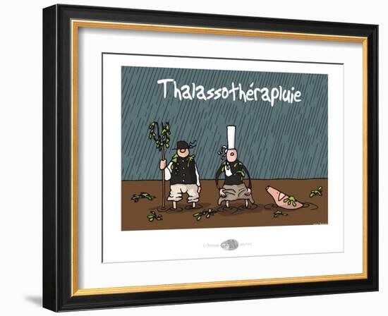 Oc'h oc'h. - Talassothérapluie-Sylvain Bichicchi-Framed Art Print