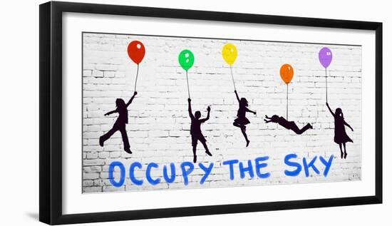 Occupy the Sky-Masterfunk collective-Framed Giclee Print