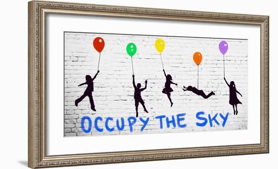 Occupy the Sky-Masterfunk collective-Framed Giclee Print