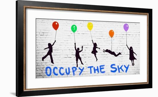 Occupy the Sky-Masterfunk collective-Framed Giclee Print