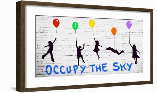 Occupy the Sky-Masterfunk collective-Framed Giclee Print