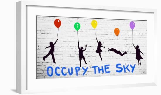 Occupy the Sky-Masterfunk collective-Framed Giclee Print