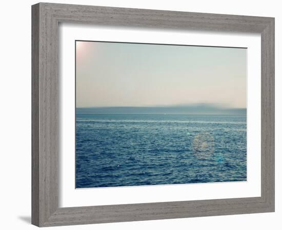 Ocean abstract-Savanah Plank-Framed Photo