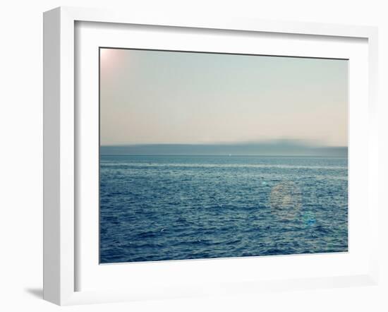 Ocean abstract-Savanah Plank-Framed Photo